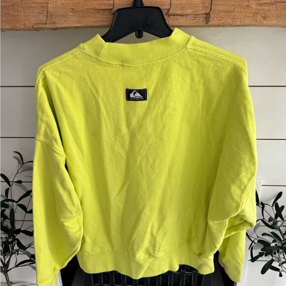 Quiksilver Women's Organic Colorful History Mock Neck Sweatshirt - Size L - Picture 6 of 12
